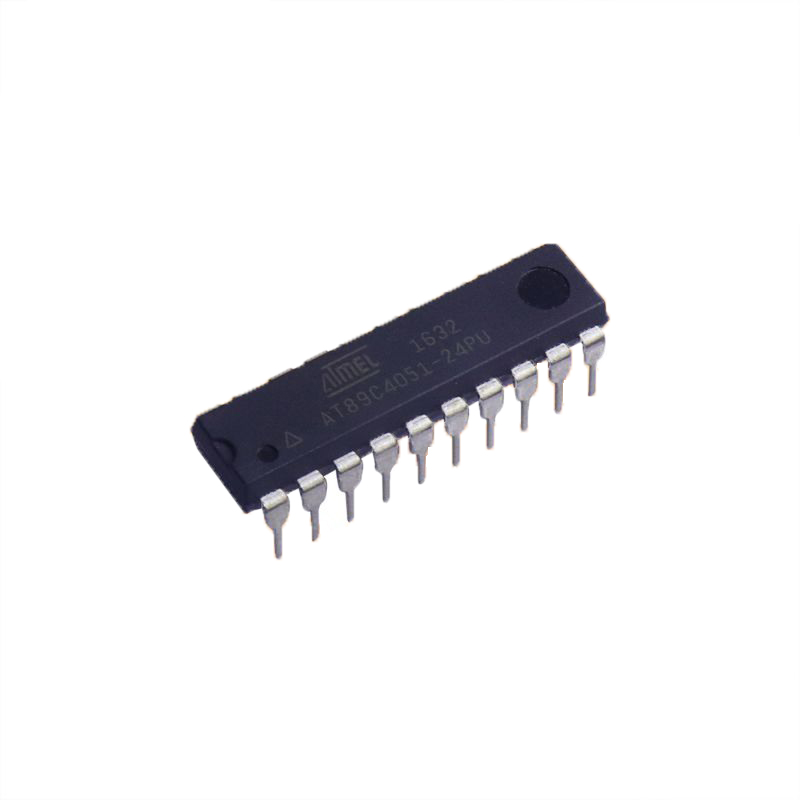AT89C405124PU 8bit Microcontroller with 4K Bytes Flash DIP 20 pin IC